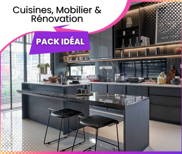 Pack Marketing Concepteurs de Cuisines, Mobilier et Rénovation