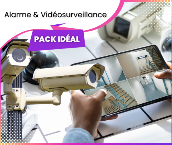 Pack Marketing Alarme et Vidéosurveillance