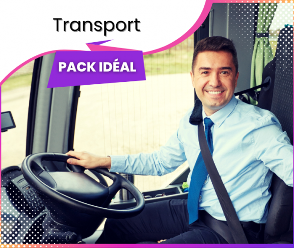 Pack Marketing Transport, VTC, Chauffeur, Livraison, Logistique
